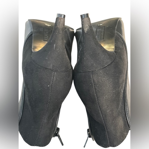 Alfani Womens Harpper Leather Booties Ankle Boots Black 7.5 - Picture 7 of 9